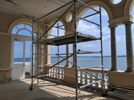 Reinstating loggia doors