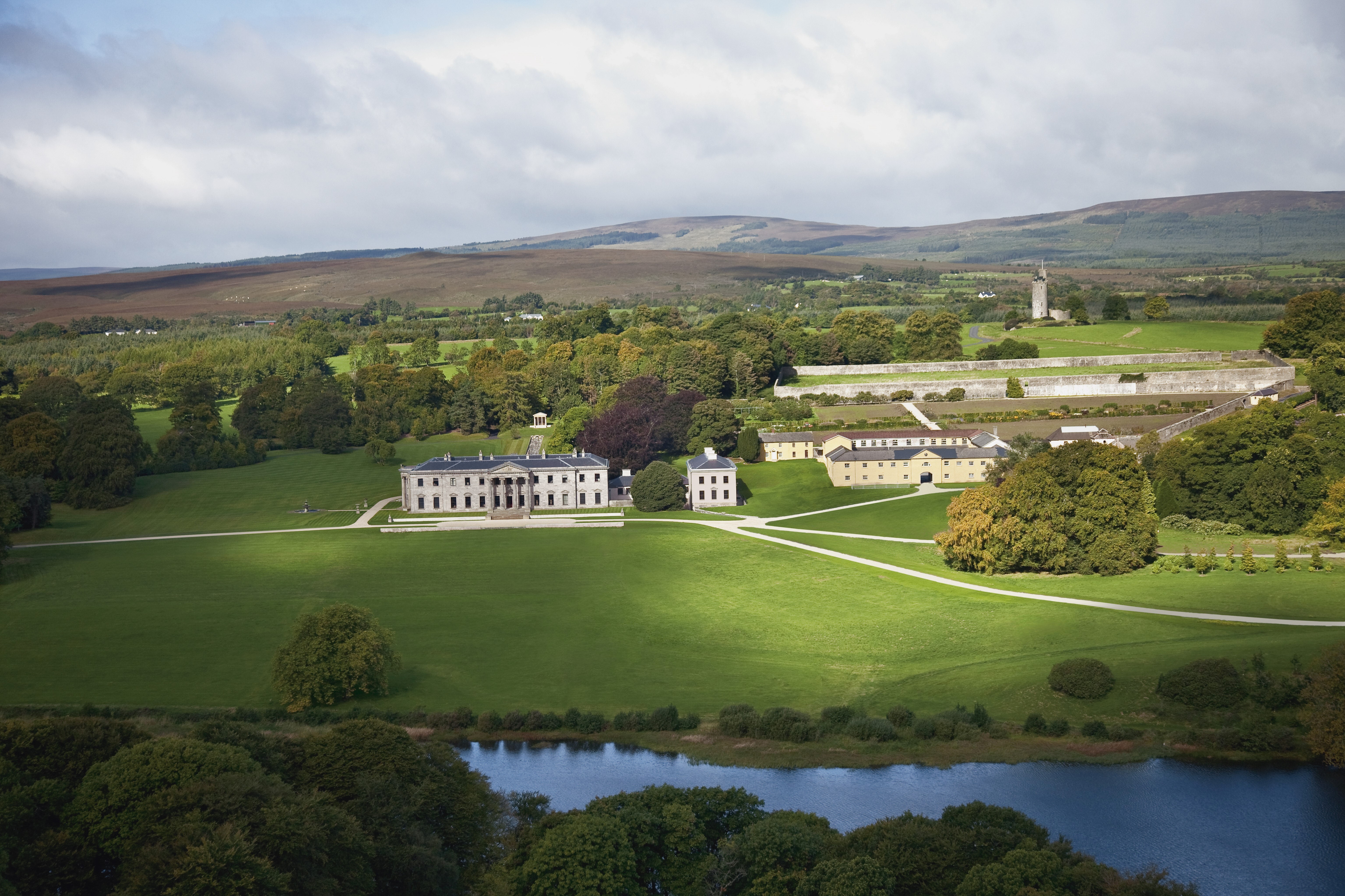 Ballyfin from the air by James Fennell