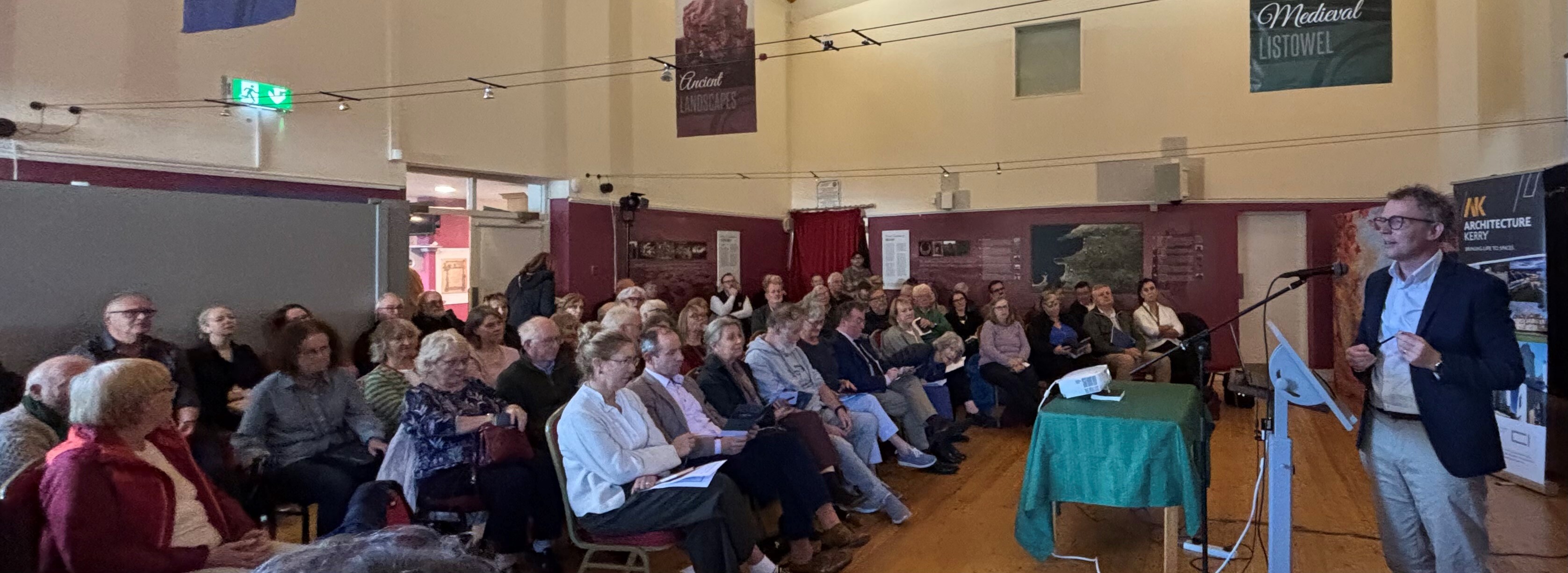 Donough Cahill 2025 with audience