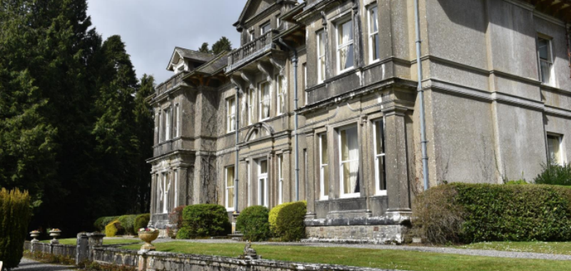 South facing front elevation of Clonalis House